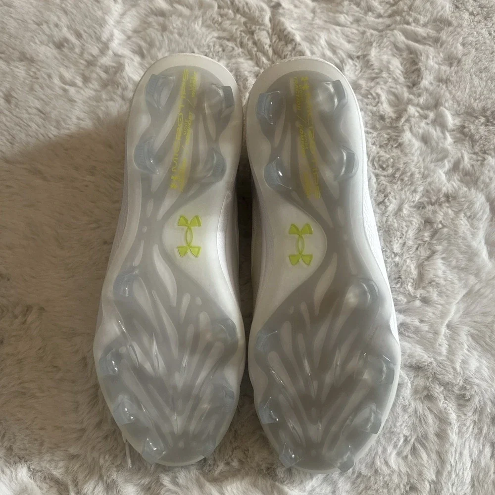 Under Armour Yard‎ Low MT TPU Baseball Cleats Mens Size 14 White 3025591-100